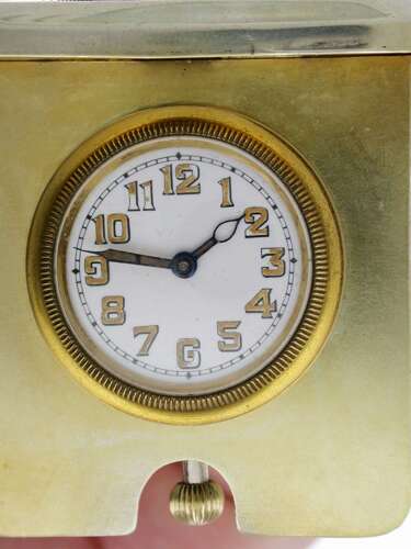 Silver Travelling Clock Birmingham 1923