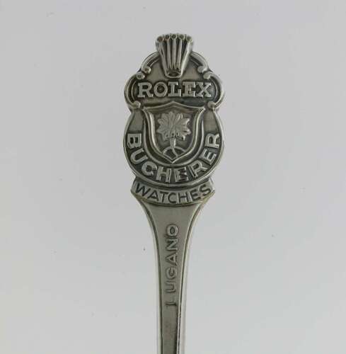 Rolex Silver Plated Spoon Bucherer Lugano