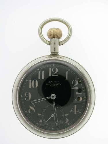 Omega Military Steel Original Men's Pocket Watch 1942 Airforce