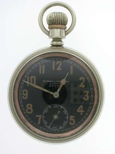 Rare Williamson Military / Airforce Pocket Watch, England 1914