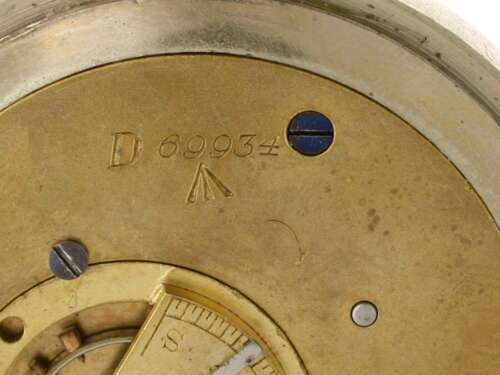 Rare W. Ehrhard Open Face Military Pocket Watch English 1920