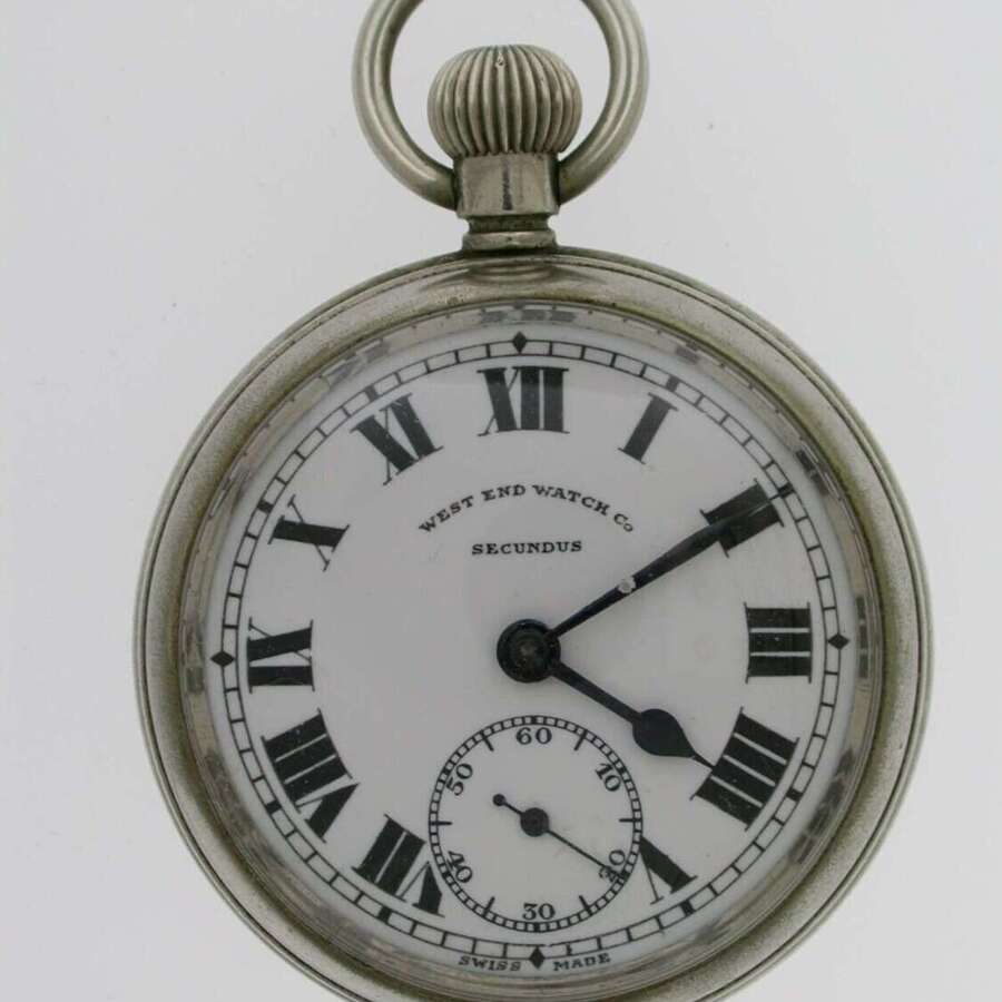 Military Pocket Watch Swiss Made 1940 for European Market