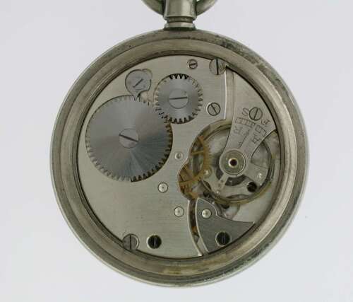 Secundus West End Watch Co Steel Open Face Pocket Watch Swiss 1925