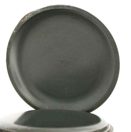 Omega Gunmetal Open Face Pocket Watch  Swiss 1900