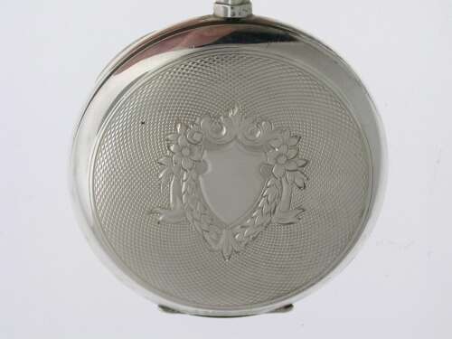 Silver 0.900 Omega Open Face Pocket Watch Swiss 1916