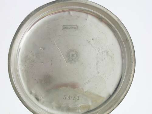 Silver 0.800 L.U.C. Chopard Open Faced Pocket Watch 1915 - Louis Ulysses Chopard