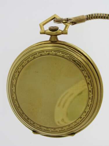 Art Deco Gold Filled Unic Pocket Watch Swiss 1920