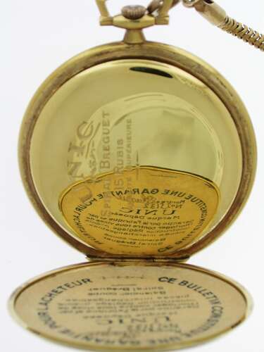 Art Deco Gold Filled Unic Pocket Watch Swiss 1920
