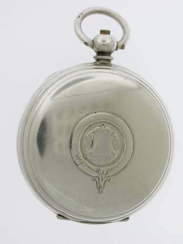 Thomas Russell Silver Open Face Pocket Watch Swiss 1900