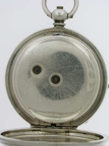 Thomas Russell Silver Open Face Pocket Watch Swiss 1900