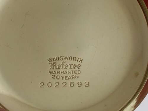 Waltham Gold Filled Open Face Pocket Watch USA 1920