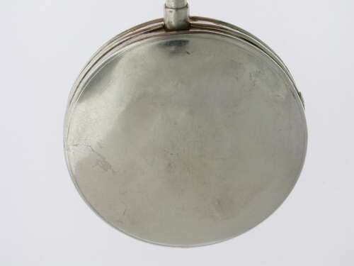 Silver Romilly Open Face Verge Pocket Watch France 1780