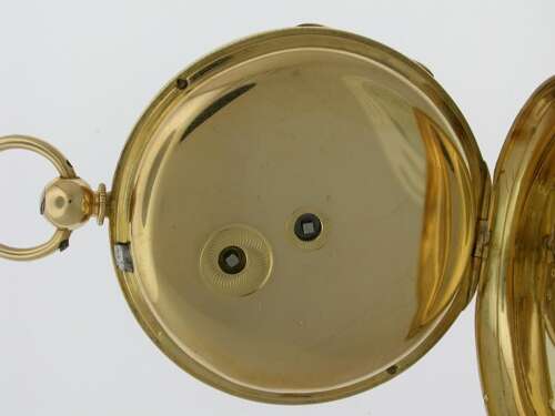 18Kt Yellow Gold Open Face Pocket Watch Hallmarked London 1857