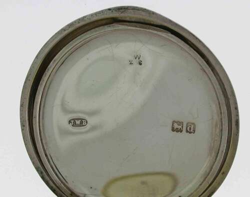 Silver J.W. Benson Ludgate Hill London 1899 Half Hunter Pocket Watch