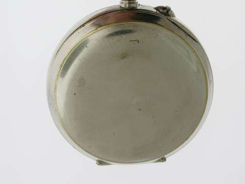 Jovis 8-day Steel Open Face Pocket Watch Swiss Made 1920