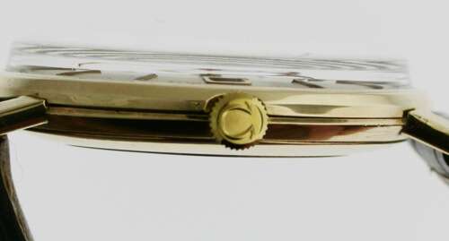 Omega 9kt Yellow Gold Wristwatch Swiss 1970 Hallmark Import London 1973