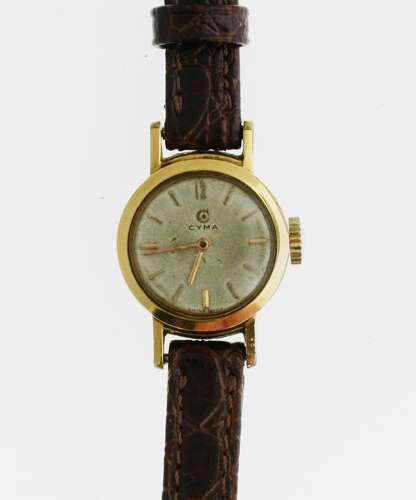 Cyma Ladies Wristwatch Gold Filled Swiss 1960