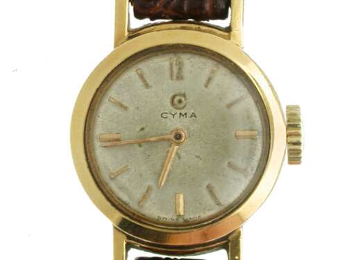 Cyma Ladies Wristwatch Gold Filled Swiss 1960