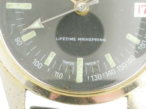 Hotar Calendar Manual Wind Mens Wristwatch Swiss 1960