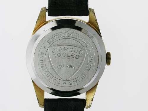 Hotar Calendar Manual Wind Mens Wristwatch Swiss 1960
