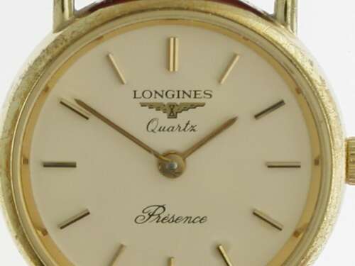 Longines Presence 9kt Gold Men’s Quartz Wristwatch Swiss 1975 - In Original Longines Box