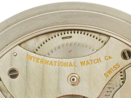 IWC International Watch Company Staybrite Open Face Pocket Watch Swiss 1950