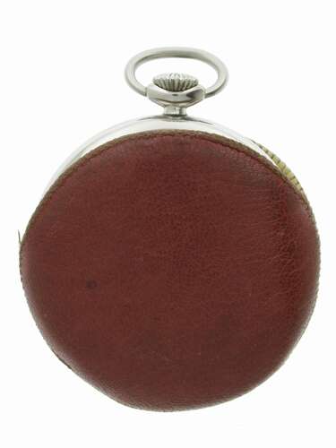 IWC International Watch Company Staybrite Open Face Pocket Watch Swiss 1950