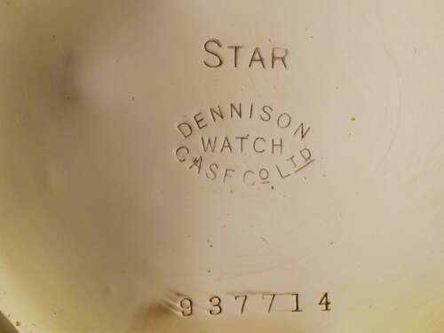 Full Hunter Gold Filled Pocket Watch with Dennison Case Swiss 1930