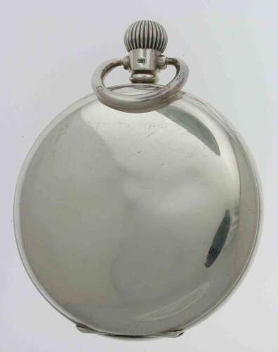 Silver Half Hunter Pocket Watch Birmingham 1934 Dennison Case