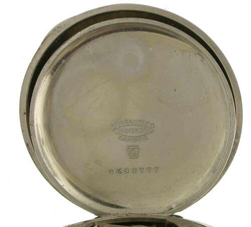 Silver Coin Elgin Full Hunter Pocket Watch Circa 1930