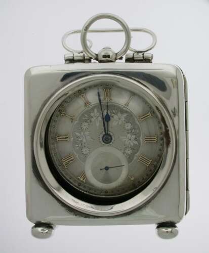 Silver Open Face Pocket Watch in Silver Box Hallmarked for London 1882