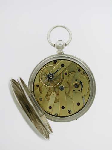 Silver Frodsham %26 Baker, London, Full Hunter Key Wind Pocket Watch English 1850