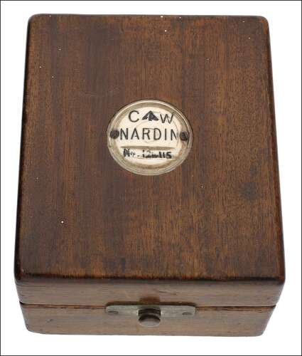 Silver Ulysse Nardin Locle Suisse Keyless Deck Watch in Fitted Wooden Box – No: 124115 - Swiss 1910