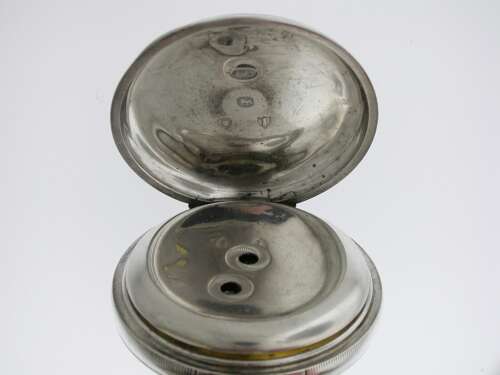 J.W. Benson Silver Open Face Pocket Watch London 1884