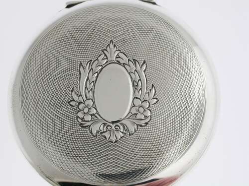 Omega Silver 0.800 Mint Open Face Pocket Watch Swiss 1916