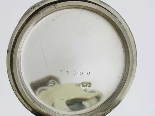 Silver Bennett Gent's Open Face Pocket Watch English London 1891
