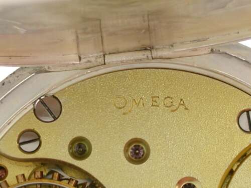 Omega Silver 0.800 Mint Open Face Pocket Watch - Swiss 1916