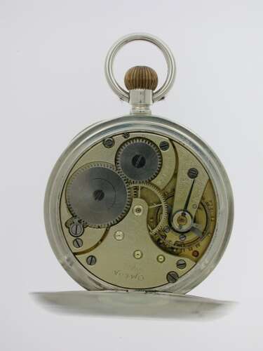 Omega Silver 925 Mint Pocket Watch Swiss 1920