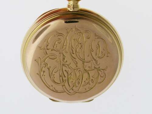 18k Gold Tiffany %26 Co / Patek Philippe Full Hunter Pocket Watch Swiss 1930