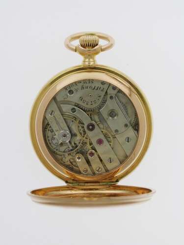 18k Gold Tiffany %26 Co / Patek Philippe Full Hunter Pocket Watch Swiss 1930