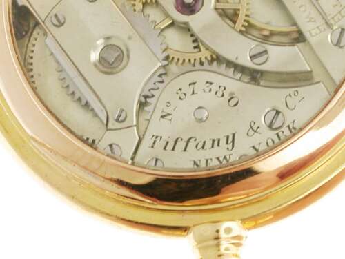 18k Gold Tiffany %26 Co / Patek Philippe Full Hunter Pocket Watch Swiss 1930