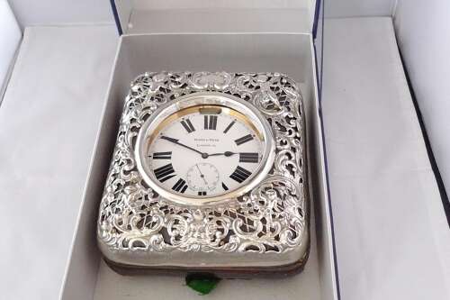 Mappin %26 Webb Large Goliath Pocket Watch in Silver Case – Hallmarked London 1903