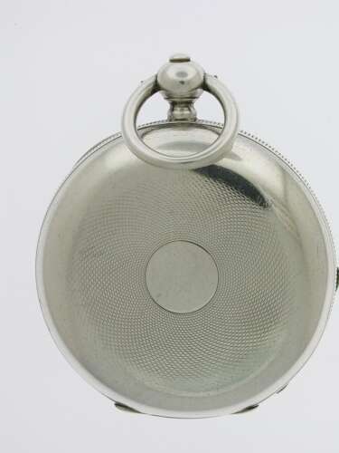 JW Benson Silver 0.935 Full Hunter Pocket Watch Swiss 1900