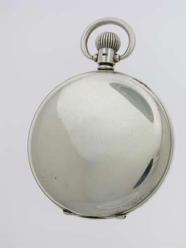 Silver J.W. Benson London – Birmingham 1935 Half Hunter Pocket Watch
