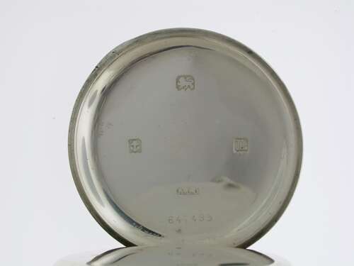 Silver J.W. Benson London – Birmingham 1935 Half Hunter Pocket Watch