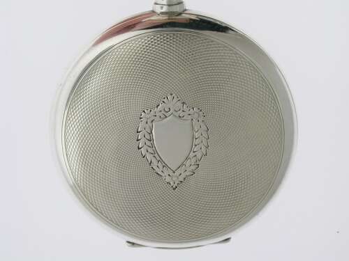 Omega Silver 0.800 Open Face Gent’s Pocket Watch Swiss 1930