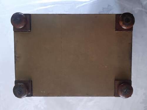 Antique Birch Display Case Box For Pocket Watches