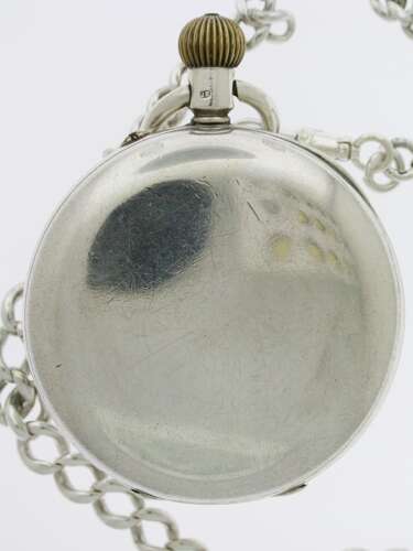 Antique Silver Bennett Gent's Open Face Pocket Watch English London 1906