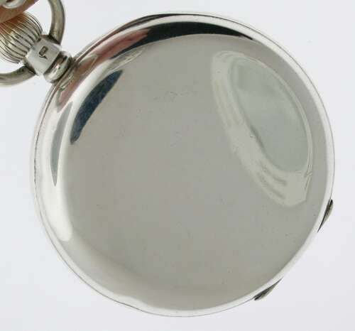 J.W. Benson Silver Open Face Pocket Watch Birmingham 1928