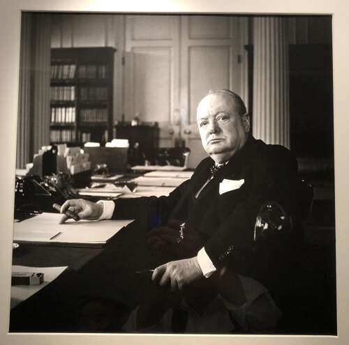 Churchill Parcel – Silver Frame, Silver Chain, Silver Coin
